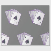 Ace of spades cadeaupapier (Vlak)