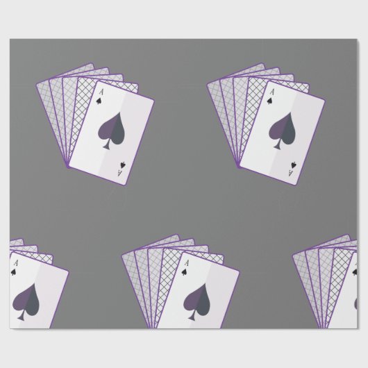 Ace of spades cadeaupapier (Vlak)