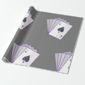 Ace of spades cadeaupapier (Uitgerold)
