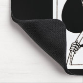 Ace of spades card of Death Mousepad Muismat (Hoek)