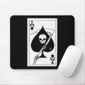 Ace of spades card of Death Mousepad Muismat (Met muis)