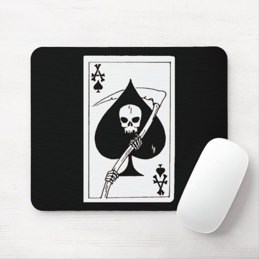 Ace of spades card of Death Mousepad Muismat (Met muis)