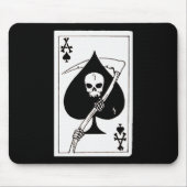 Ace of spades card of Death Mousepad Muismat (Voorkant)