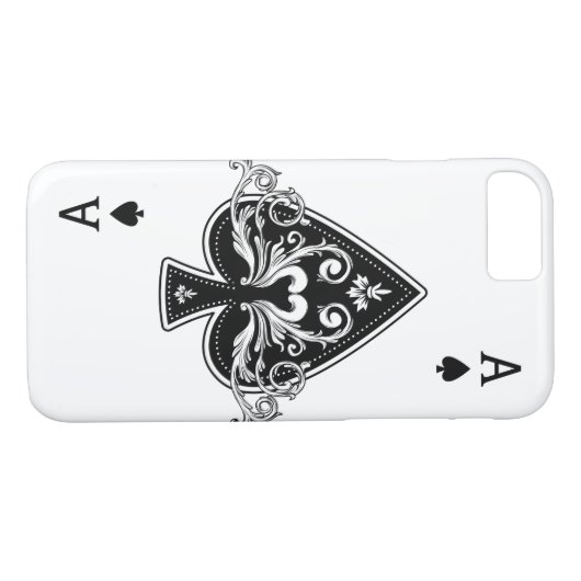 Ace of Spades Case-Mate iPhone Case (Achterkant (Horizontaal))