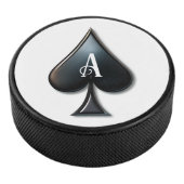 Ace of Spades Casino Deck of Paring Cards Hockey Puck (3/4)