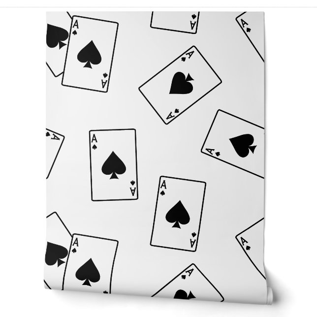 Ace of Spades Casino Gokken Behang (Afrollen)