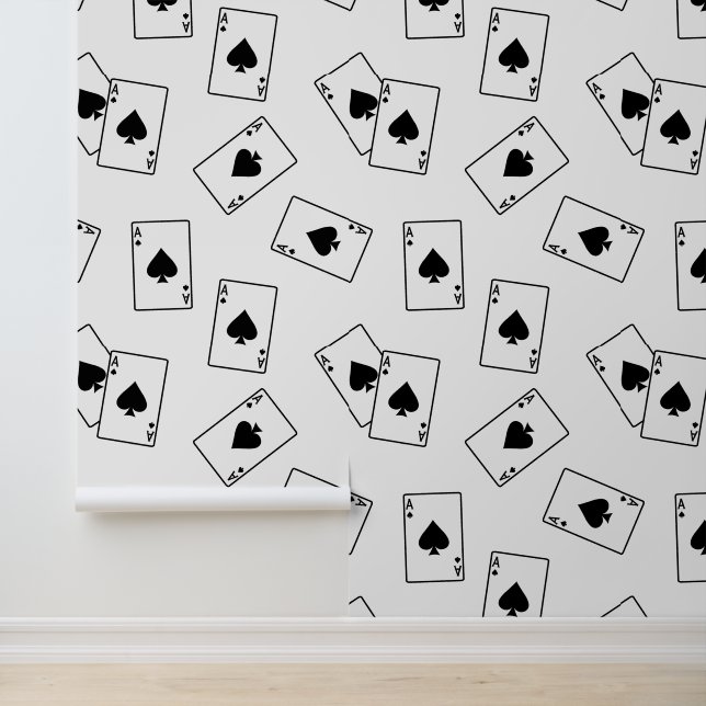 Ace of Spades Casino Gokken Behang (Applicatie)