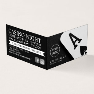 Ace of Spades, Casino Manager Gedetailleerd Visitekaartje
