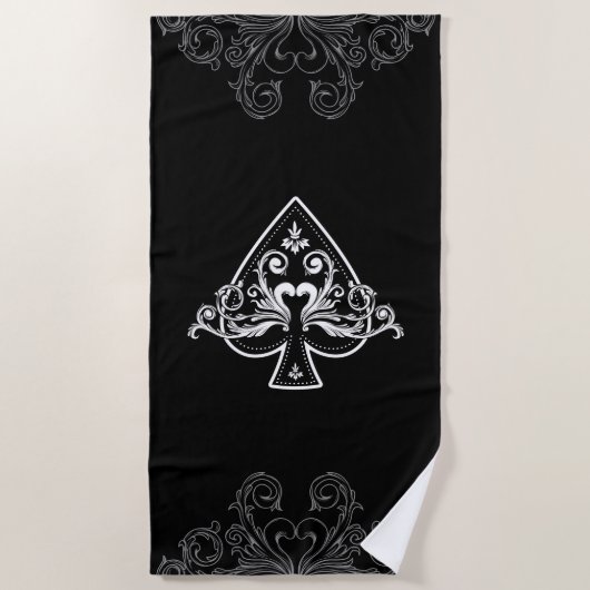 Ace of Spades Casino Strandlaken (Voorkant)