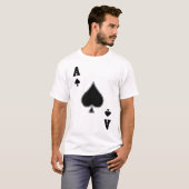 Ace of Spades Cotton Poly Blend Apparel Fo T-shirt (Voorkant volledig)