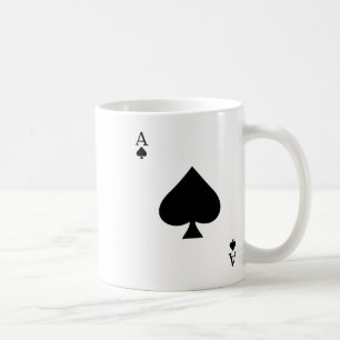 Ace of spades Deck of Cards Halloween Costume Koffiemok