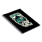 Ace of Spades — Drip-Skull Katakana Notitieboek (Rechterzijde)