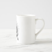 Ace of Spades — Filigree Star & Laurel Porselein Kop (Rechts)