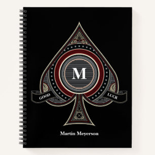 Ace of Spades gepersonaliseerd Notitieboek