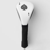 Ace of Spades Golf Club Head Hoesjes Set Golfheadcover (Voorkant)