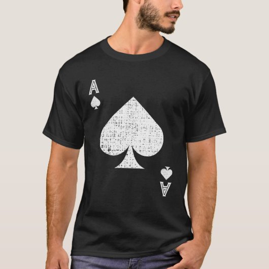Ace of Spades Halloween Costume T-shirt (Voorkant)