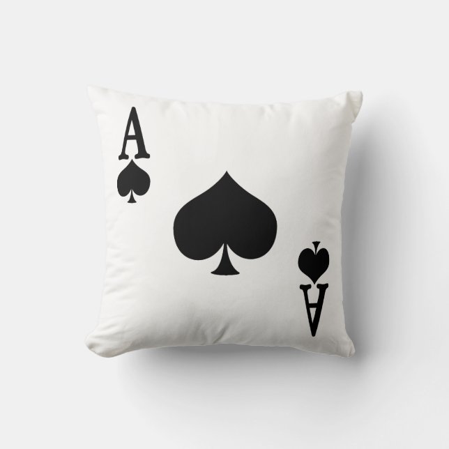 Ace of Spades Kussen (Voorkant)