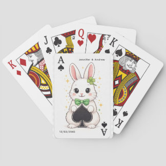 Ace of Spades Lucky Rabbit Poker Card Pokerkaarten