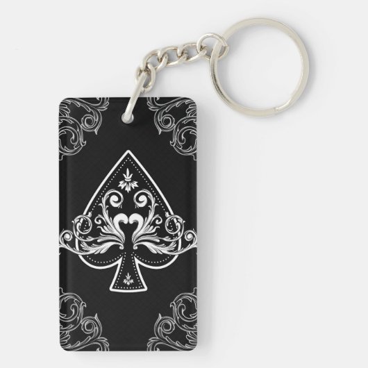 Ace of Spades Lucky sleutelhanger (achterkant)