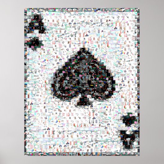 Ace of Spades Montage Poster (Voorkant)