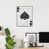 Ace of Spades Montage Poster (Thuiskantoor)