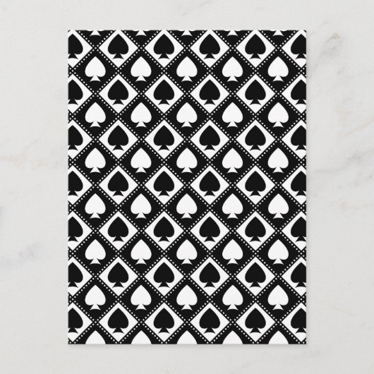 Ace of Spades Motif Briefkaart (Voorkant)