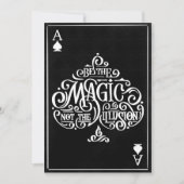 Ace of Spades Motivatie Typografie citaat Feestdagenkaart (Voorkant)