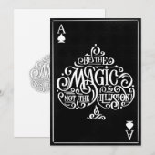 Ace of Spades Motivatie Typografie citaat Feestdagenkaart (Voorkant / Achterkant)