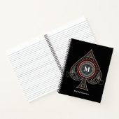 Ace of Spades Personalized Notitieboek (Binnen)