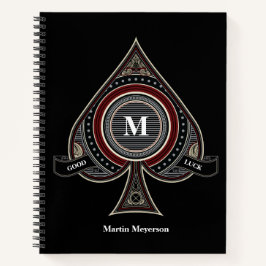 Ace of Spades Personalized Notitieboek