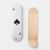 Ace of Spades Persoonlijk Skateboard (Voorkant)