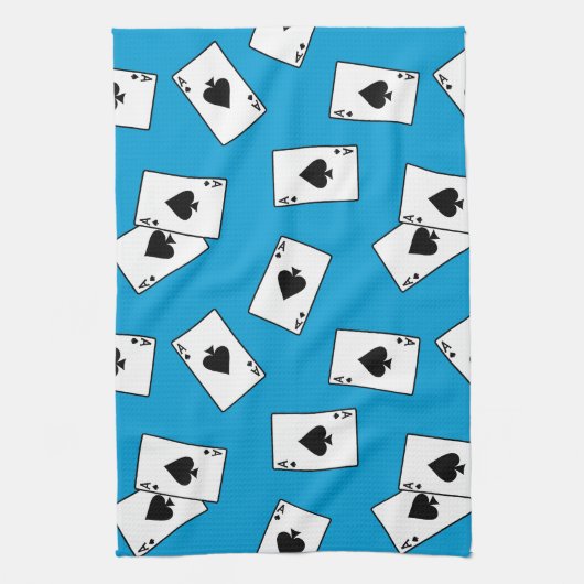 Ace of Spades Poker Blackjack Casino Theedoek (Verticaal)