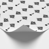 Ace of Spades Poker Cadeaupapier (Hoek)