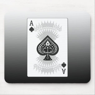 Ace of Spades Poker Card: Muismat