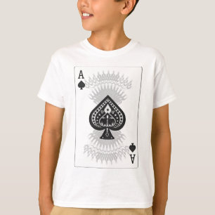 Ace of Spades Poker Card: T-shirt