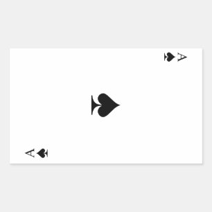 Ace of Spades Rechthoekige Sticker