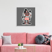 Ace of Spades Street Mascot - Pro Grind Edition Canvas Afdruk (Insitu (Woonkamer))