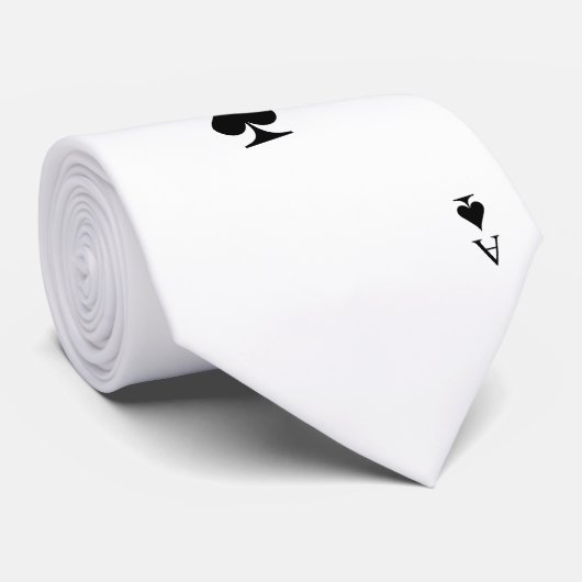 Ace of Spades Stropdas (Opgerold)