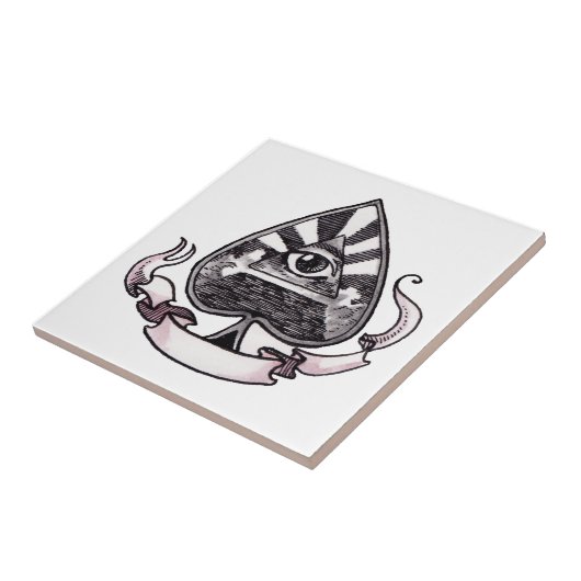 Ace of Spades Tegeltje (Zijkant)