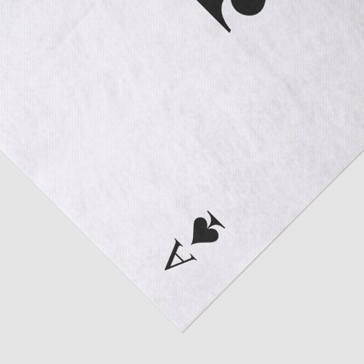 Ace of Spades Tissuepapier (Detail)