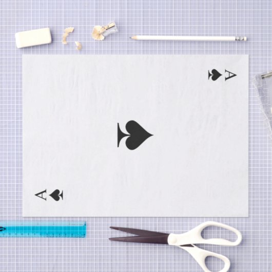 Ace of Spades Tissuepapier (Craft)