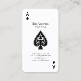 Ace of Spades visitekaartje