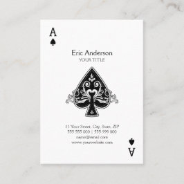 Ace of Spades Visitekaartje