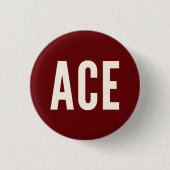 Ace Pin Ronde Button 3,2 Cm (Voorkant)