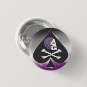 Ace Pirate Ronde Button 3,2 Cm (Voorkant /achterkant)