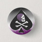 Ace Pirate Ronde Button 3,2 Cm (Voorkant)