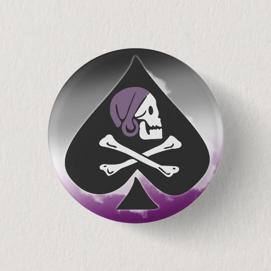 Ace Pirate Ronde Button 3,2 Cm (Voorkant)