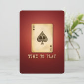  Ace Poker B’day Party of Tournament Kaart (Staand voorkant)