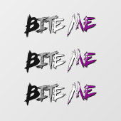 Ace Pride Bijt Me Raamsticker (Vel)