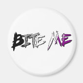 Ace Pride Bite Me Magneet (Voorkant)